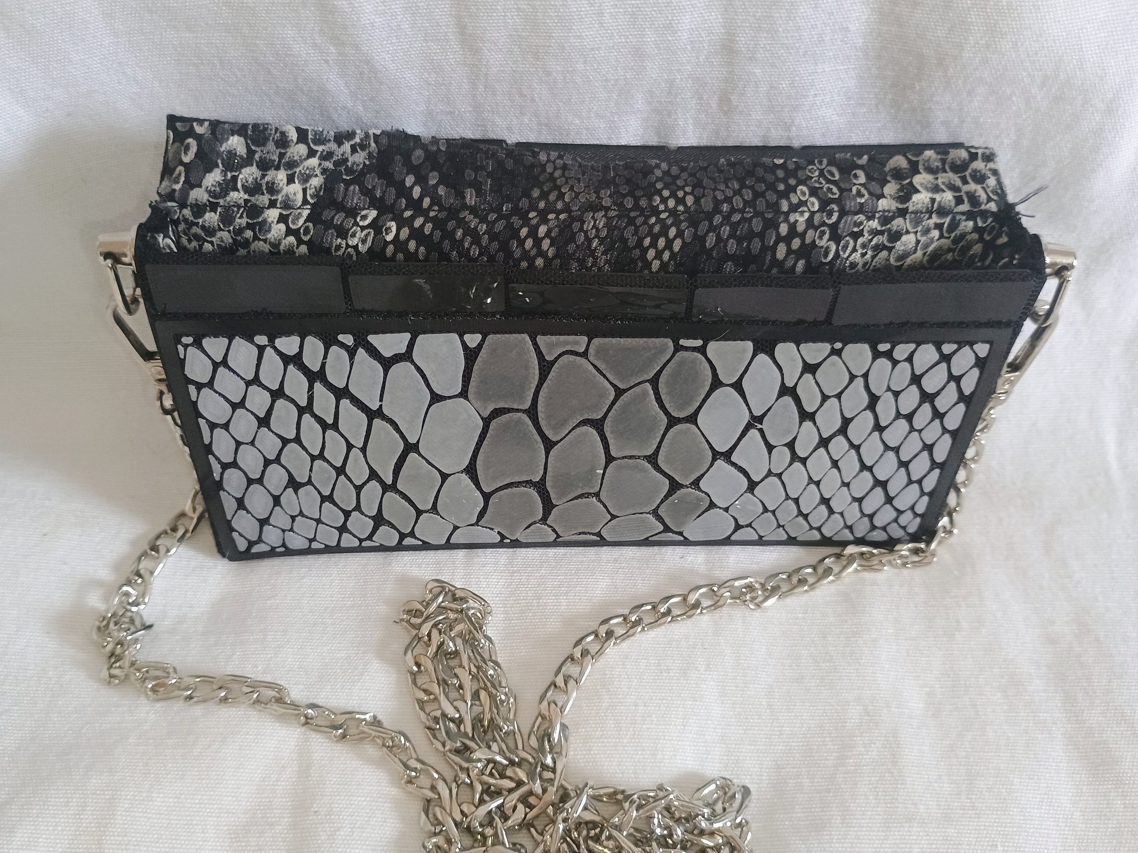 clutch purse 3d printed textile