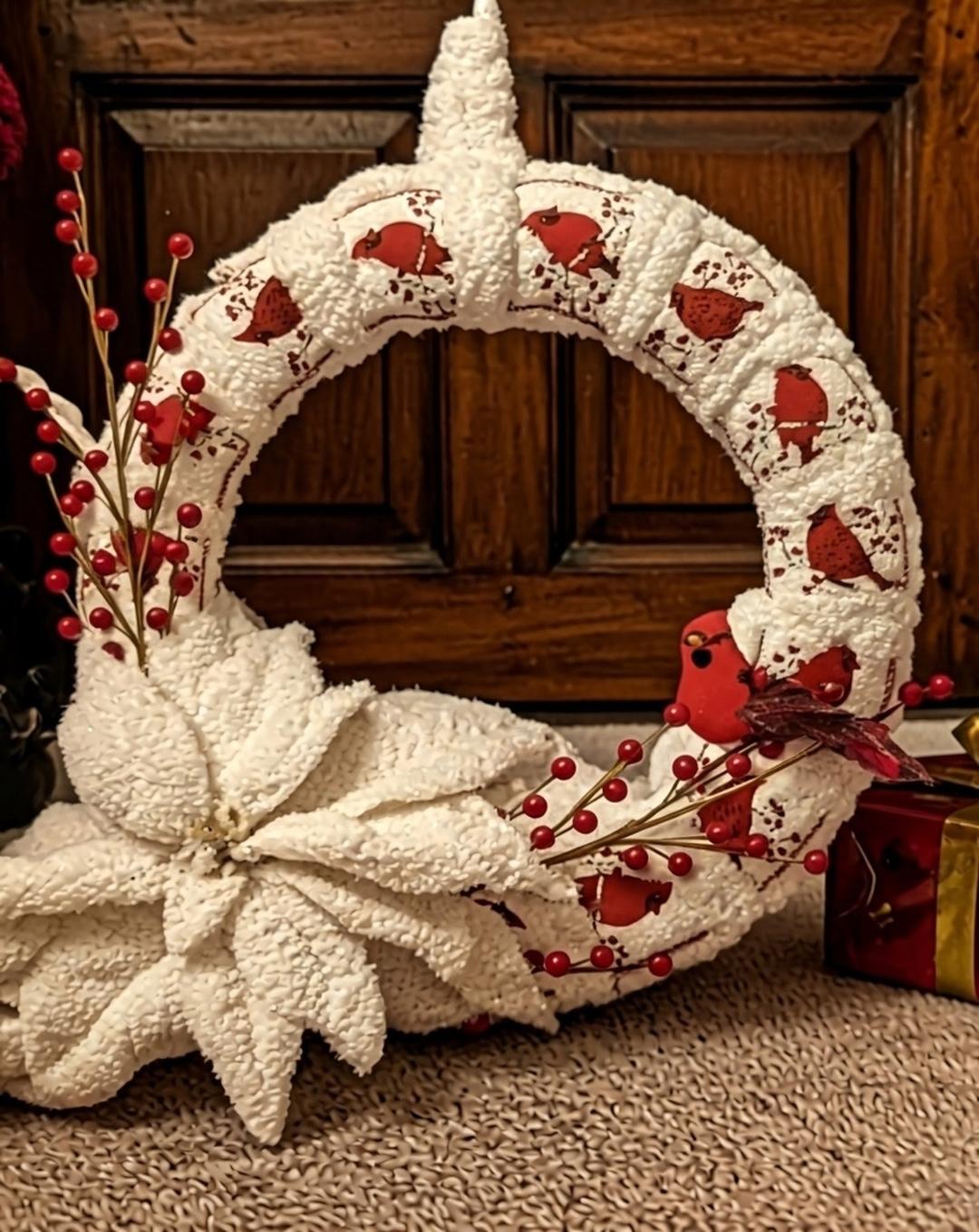 cardinal wreath